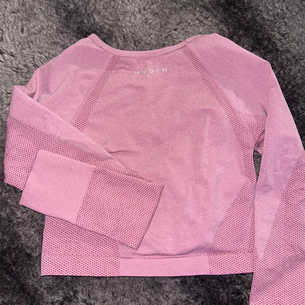 Pink NVGTN crop top